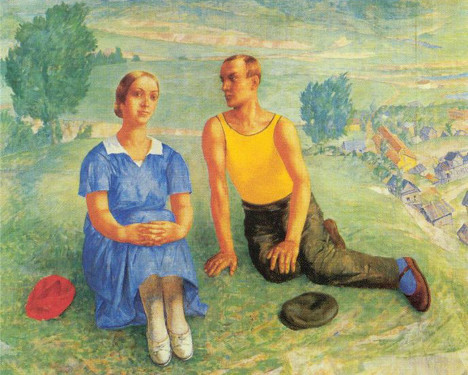 Kuzma Petrov-Vodkin, Primavera (1935)